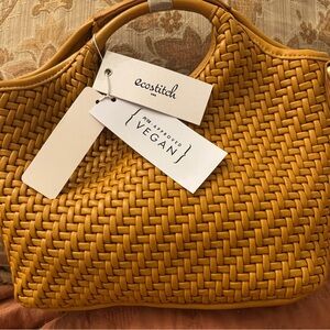 Mustard Vegan Tote Bag